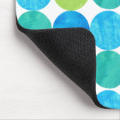 Mousepad, Blauwe Moons Patroon Muismat (Hoek)