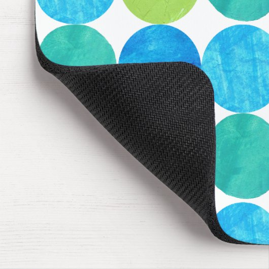 Mousepad, Blauwe Moons Patroon Muismat (Hoek)