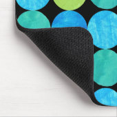 Mousepad, Blauwe Moons Patroon Muismat (Hoek)