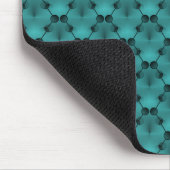 Mousepad, Blauwgroen rek Muismat (Hoek)