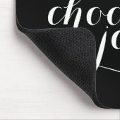 Mousepad: blijf genieten muismat (Hoek)