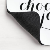 Mousepad - Blijf genieten Muismat (Hoek)