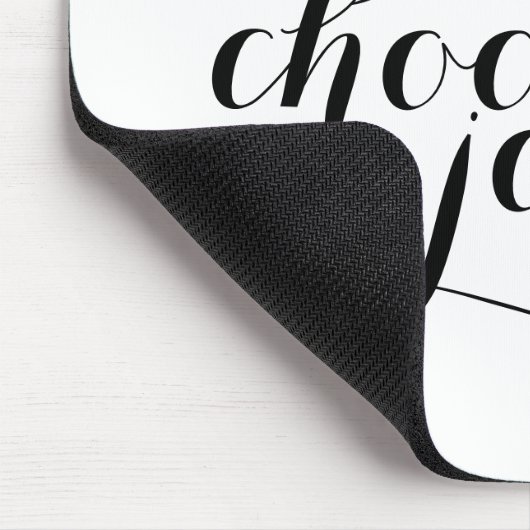 Mousepad - Blijf genieten Muismat (Hoek)