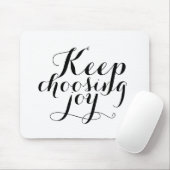 Mousepad - Blijf genieten Muismat (Met muis)