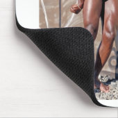 Mousepad, bodybuilder Jean SCUTT # 5A Muismat (Hoek)