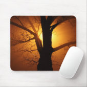 Mousepad-boom 's nachts muismat (Met muis)