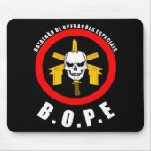 Mousepad BOPE Batalhão de Operações Especiais Muismat (Voorkant)