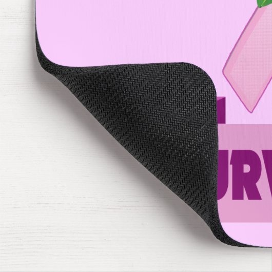 Mousepad - Borstkanker overlevende Muismat (Hoek)