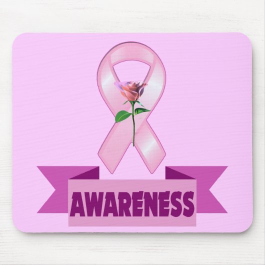 Mousepad - Borstkanker - Voorlichting Muismat (Voorkant)