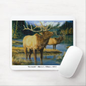 Mousepad - Bull Elk Serenade Muismat (Met muis)