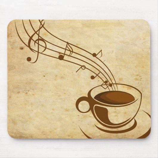 Mousepad cafe com musica muismat (Voorkant)