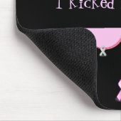 Mousepad-Cancer raakte mijn borst aan..... Muismat (Hoek)