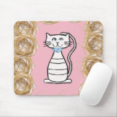 Mousepad Cat Muismat (Met muis)
