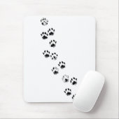 MOUSEPAD — CAT- OF DOG PAW-PRINTS/TRACKS MUISMAT (Met muis)