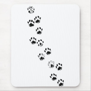 MOUSEPAD — CAT- OF DOG PAW-PRINTS/TRACKS MUISMAT