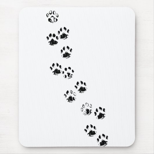 MOUSEPAD — CAT- OF DOG PAW-PRINTS/TRACKS MUISMAT (Voorkant)