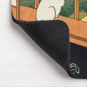 Mousepad: Cat on Window van Hiroshige 歌川広 重 Muismat (Hoek)