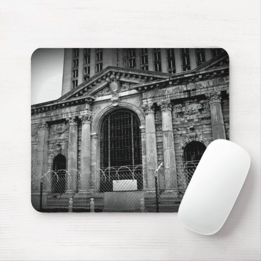 Mousepad, centraal station van Michigan Muismat (Met muis)