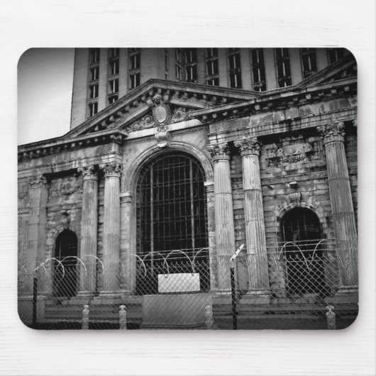 Mousepad, centraal station van Michigan Muismat (Voorkant)