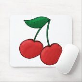 Mousepad-Cherries Muismat (Met muis)