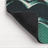 Mousepad - Chevron Patroon in Groenen Muismat (Hoek)