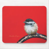 Mousepad "Chickadee" door Camille Engel Muismat (Voorkant)