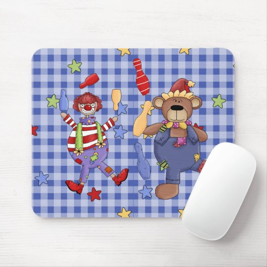 Mousepad Circus Clowns Muismat (Met muis)