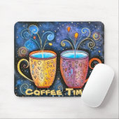 MOUSEPAD - Coffee Time!! Muismat (Met muis)