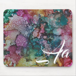 Mousepad "Colorburst Inkblot Painting" Muismat
