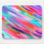 Mousepad Colorful digital art splashing Muismat (Voorkant)