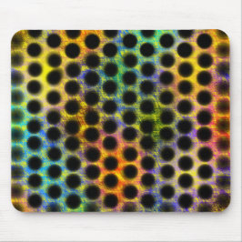 MousePad colorido de bolinhas bagunçadas alinhadas Muismat