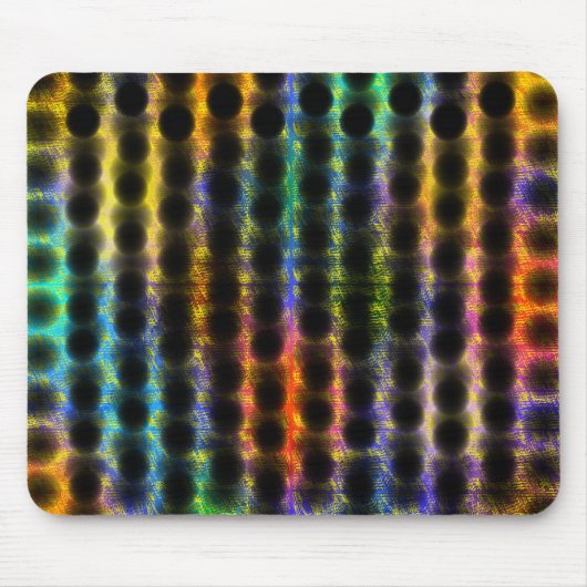 MousePad colorido de bolinhas bagunçadas alinhadas Muismat (Voorkant)