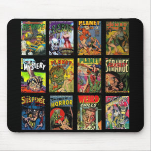 Mousepad Comic Book Hoesje Collage Muismat