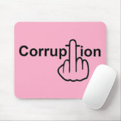 Mousepad Corruption Sucks Muismat (Met muis)