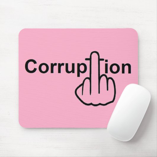 Mousepad Corruption Sucks Muismat (Met muis)