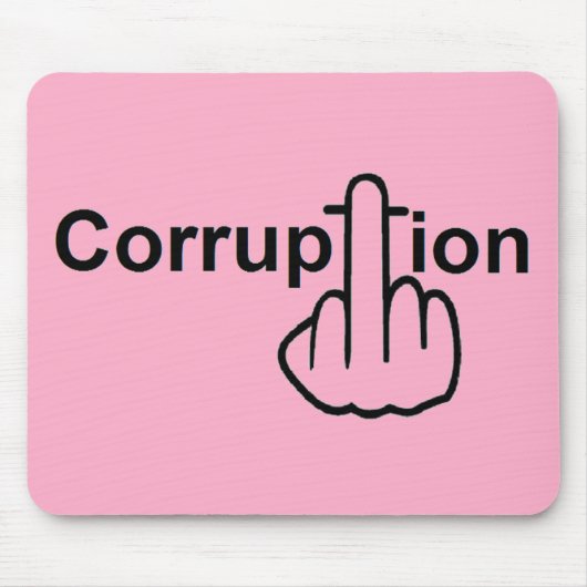 Mousepad Corruption Sucks Muismat (Voorkant)