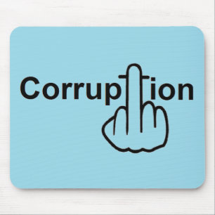 Mousepad Corruption Sucks Muismat