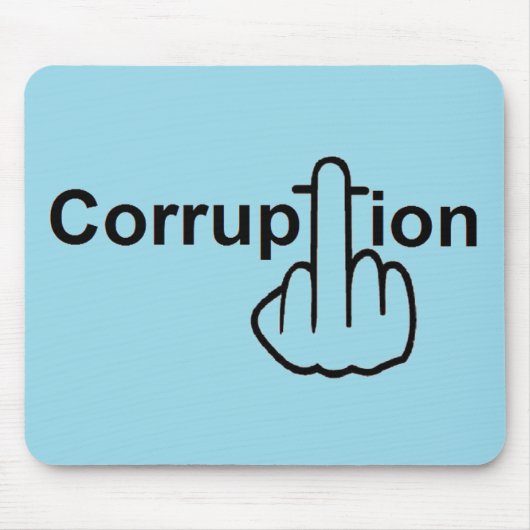 Mousepad Corruption Sucks Muismat (Voorkant)