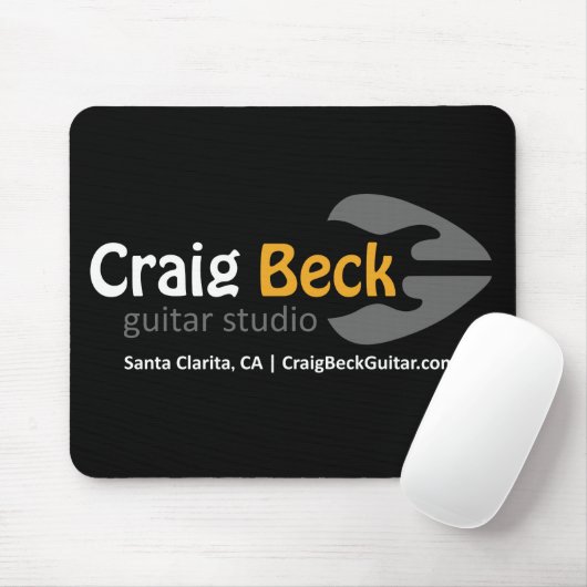 Mousepad | Craig Beck Guitar Studio Muismat (Met muis)