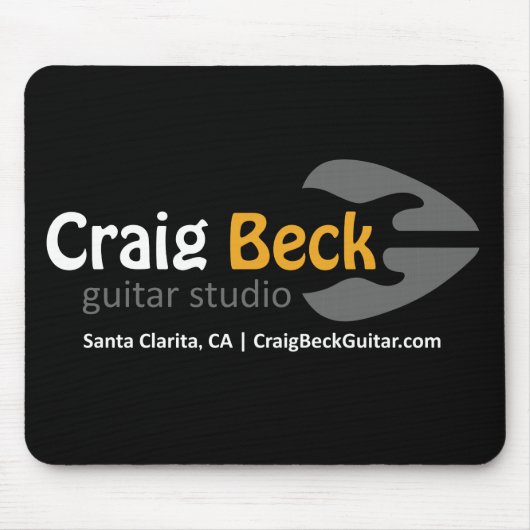Mousepad | Craig Beck Guitar Studio Muismat (Voorkant)