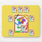 Mousepad Crayon Muismat (Voorkant)