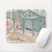 Mousepad "Crystal Cove, CA/Waterverf Sketch" Muismat (Met muis)