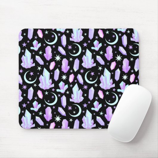 Mousepad "Crystals and Moons" Muismat (Met muis)