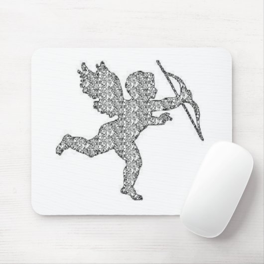 Mousepad Cupid Silver Muismat (Met muis)