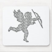 Mousepad Cupid Silver Muismat (Voorkant)