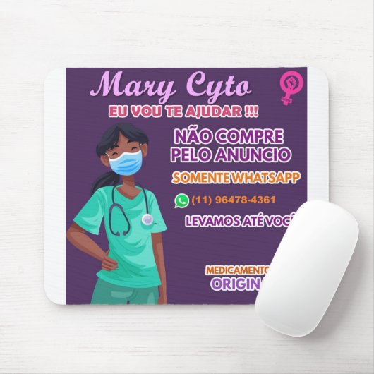 Mousepad Cy-to-tec Original Mi-so-pro-stol 2022 Muismat (Met muis)