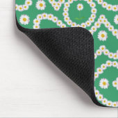 Mousepad: Daisy Chains op Groen Muismat (Hoek)