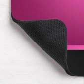 Mousepad Dark Hot Pink & Black Mousemat Muismat (Hoek)