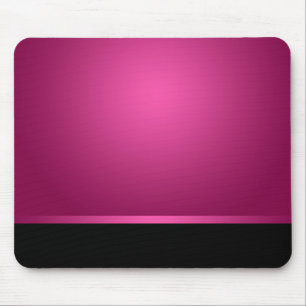 Mousepad Dark Hot Pink & Black Mousemat Muismat