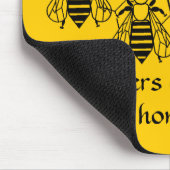 Mousepad - De imkers doen het voor de Honing! Muismat (Hoek)